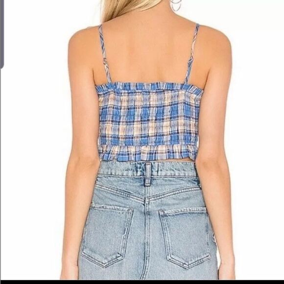 NWT lovers+friends Monaco blue&peach Monaco top - Picture 2 of 4